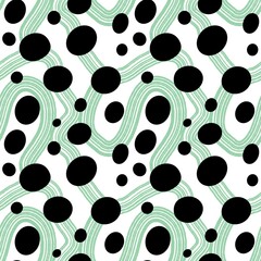 Seamless abstract pattern for fabrics and textiles and packaging 