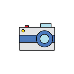 Camera icon vector design flat