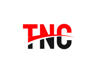 TNC Letter Initial Logo Design Vector Illustration