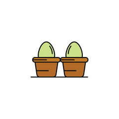 Cake icon vector design flat