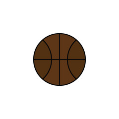Ball icon vector design flat
