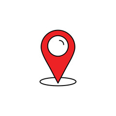 Location icon vector design flat