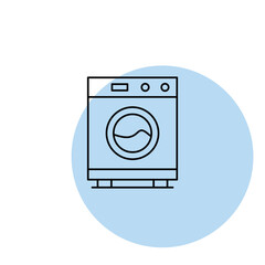 washing machine icon vector design flat