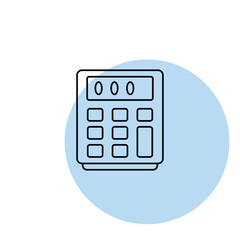 Calculator icon vector design flat