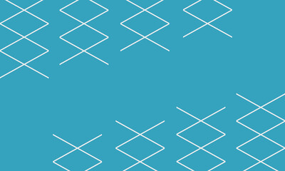 blue background with set of rectangles on top and bottom