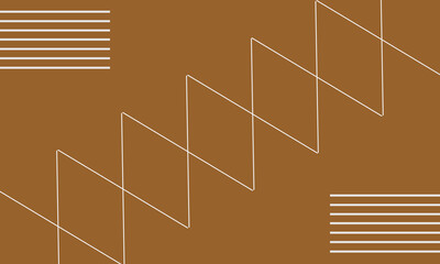 brown background with rectangles and flat lines