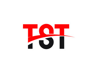 Fototapeta na wymiar TST Letter Initial Logo Design Vector Illustration