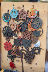 Ukrainian leather crafts, bracelets and belts