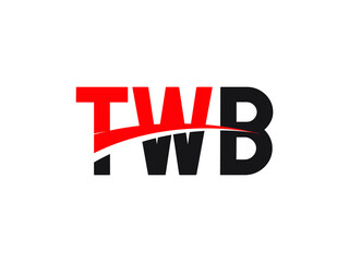TWB Letter Initial Logo Design Vector Illustration