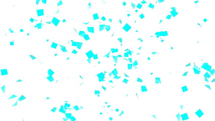 紙吹雪 クラッカー party popper 水色 白背景 [別Verあり]