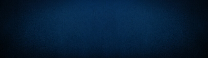 Blue dark abstract stone concrete paper texture background panorama banner long, with dark vignette