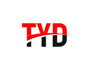 Obraz premium TYD Letter Initial Logo Design Vector Illustration