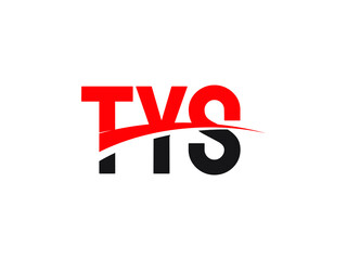 TYS Letter Initial Logo Design Vector Illustration