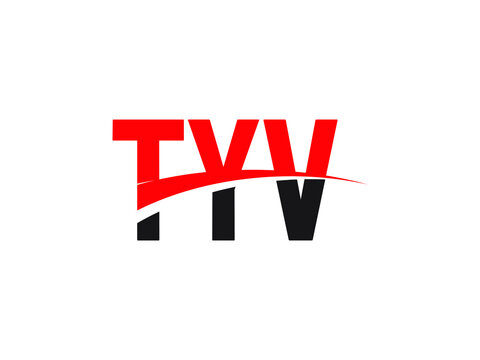 TYV Letter Initial Logo Design Vector Illustration