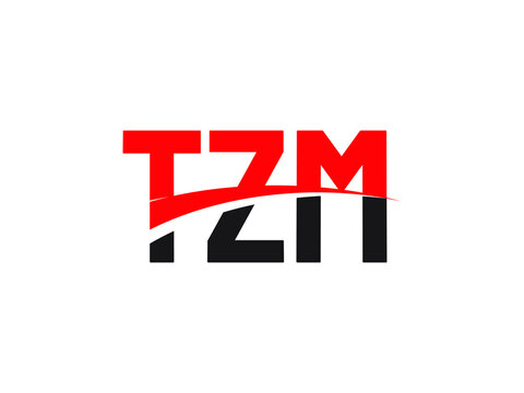 TZM Letter Initial Logo Design Vector Illustration