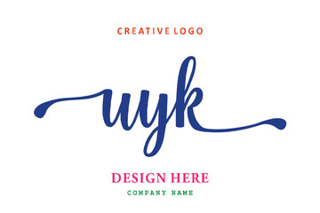 UYK lettering logo is simple, easy to understand and authoritative