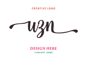 UZN lettering logo is simple, easy to understand and authoritative