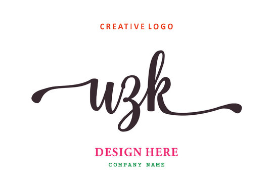 UZK lettering logo is simple, easy to understand and authoritative
