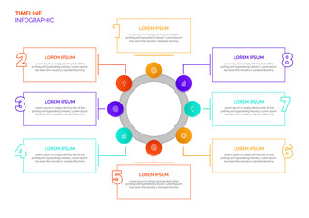 Timeline infographic template, Steps timeline infographics design, Vector