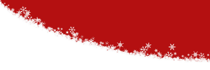 Schnee Sterne als Landschaft zu Weihnachten f&uuml;r Header