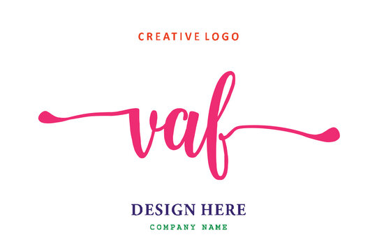 VAF lettering logo is simple, easy to understand and authoritative