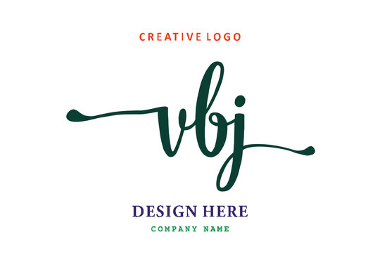 VBJ lettering logo is simple, easy to understand and authoritative