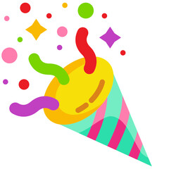 confetti flat icon