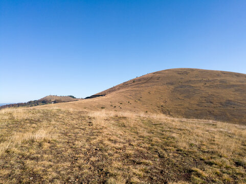 Mountain peak Crni vrh on the mountain Zlatibor in Serbia during a sunny day