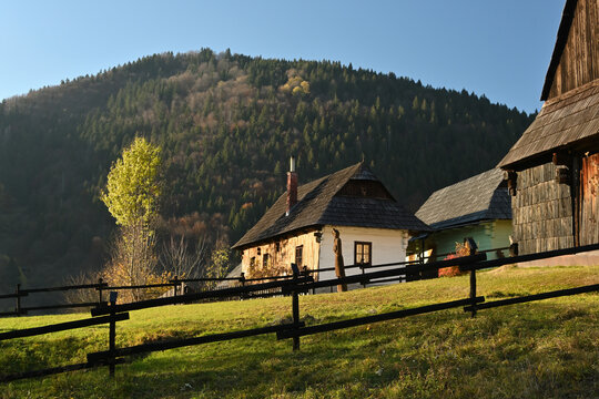 The village Vlkol&iacute;nec