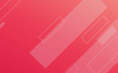 red background, random minimalist abstract illustration vector for logo, card, banner, web and printing.