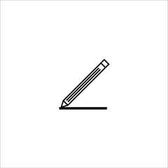 pencil icon vector illustration symbol