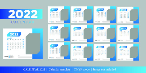 2022 Calendar Template Design