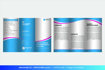 trifold brochure design template