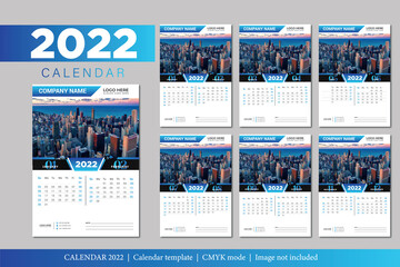 2022 Calendar Template Design