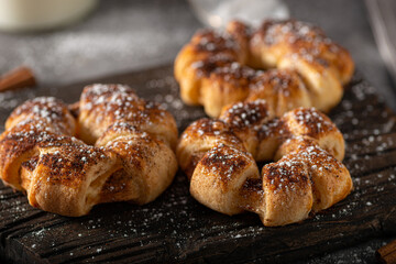 Delicious apple strudel