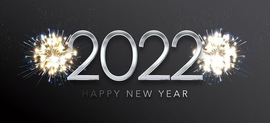 2022 Happy New Year Background