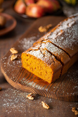 Homemade pumpkin bread