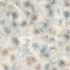 Seamless neutral and white grungy classic abstract surface pattern design for print. High quality illustration. Monochrome earth colored design with white pattern design overlay. Repeat graphic swatch