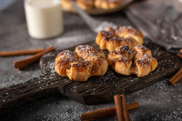 Delicious apple strudel