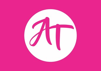 Unique shape of AT initial letter