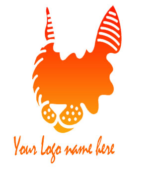 Vector tiger face logo