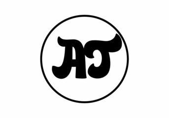 Unique shape of AT initial letter