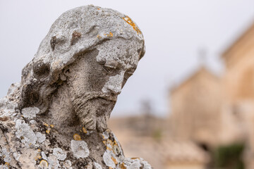 Obraz premium Petra cemetery, Mallorca, Balearic Islands, Spain