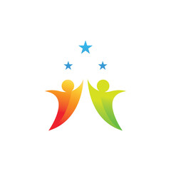 People star logo and vector images