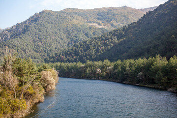 mountain river in the mountains