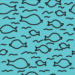 pattern with fish