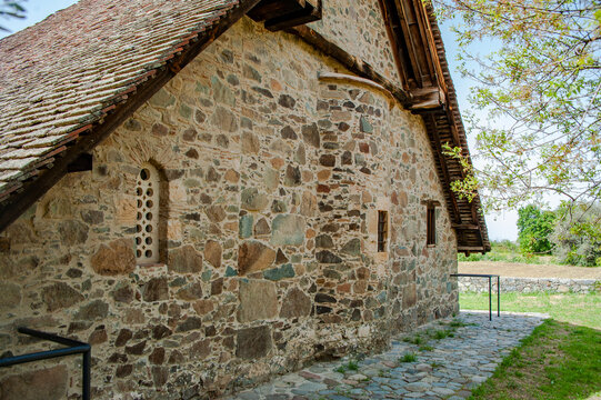 Cyprus, Troodos Mountains, Mountain Village, Cultural Tradition, Rural Architecture, Stone House, Wooden Balcony, Stone Paved Street, Potted Flowers, Hedge, Floristry, Hiking, Travel, Tourism      