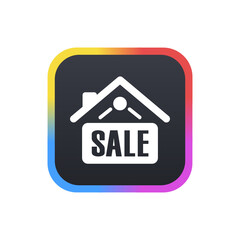 Home Sale Sign - Sticker