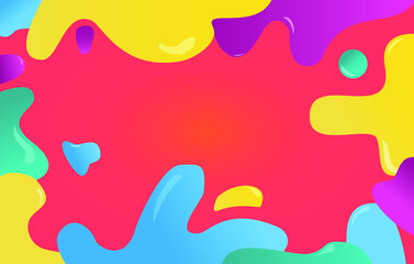 abstract liquid colorful background