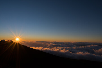Fototapeta na wymiar Haleakala Sunset 3
